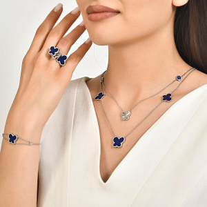 SN12507A-LPS/ GM0171250 Колье (Ag 925)