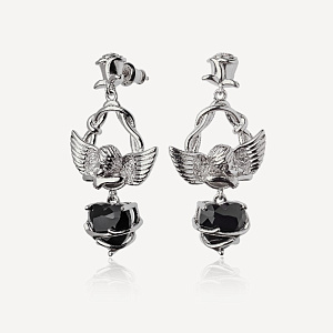 CHAE130-2 Серьги (Ag 925)