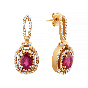 EZ0J594DT6 Серьги (Au 585)