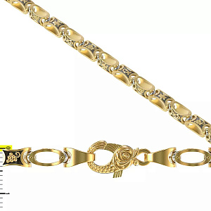 14-К-ЦР607-1-3 Цепь (Au 585)