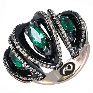 Зк-7752 Кольцо (Au 585)