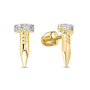 л0504734 Серьги (Au 585)