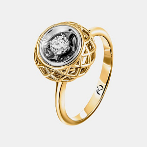 Зк-10087 Кольцо (Au 585)