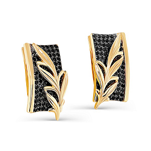 12-21615-3089 №3-22 Серьги (Au 585)