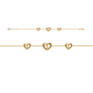 дф7701692рл Браслет (Au 585)