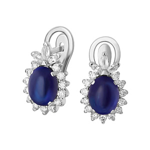 2_02938 (сап) Серьги (Au 585)