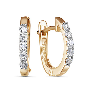 С1599-120 Серьги (Au 585)