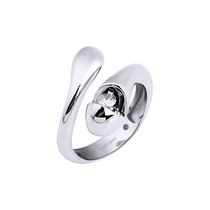 YK224513W-WD/ PUR10848 Кольцо (Au 750)