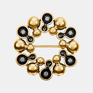 Зб-17004 Брошь (Au 585)