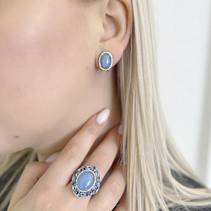 COCE103-2 Серьги (Ag 925)