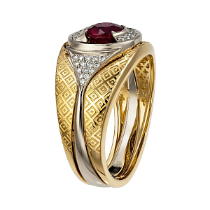 1_04024 Кольцо (Au 750)