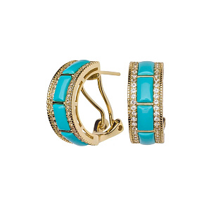 CAIE431TQ Серьги (Ag 925)