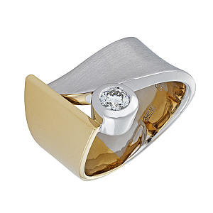 010555-Ж/Б Кольцо (Au 750)