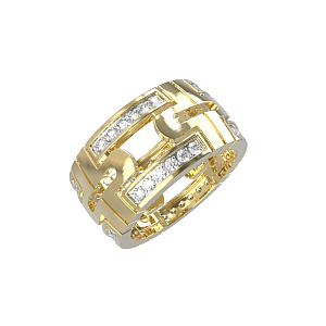 Т800-1541-1-00 +серт. Кольцо (Au 585)