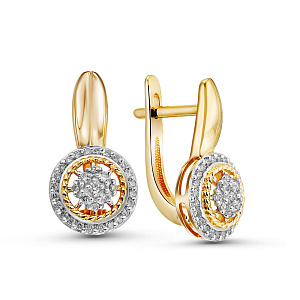 02-P0475-05-001-01-01 Серьги (Au 585)