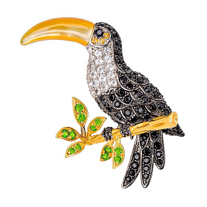 EDBR459 Брошь (Ag 925)