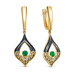 12-711-1287 №8-25 Серьги (Ag 925)