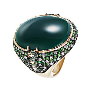 HF04953R-Y-GAG Кольцо (Au 585)