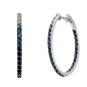 YT250564EA-W-SP/ PUR0014322 Серьги (Au 750)