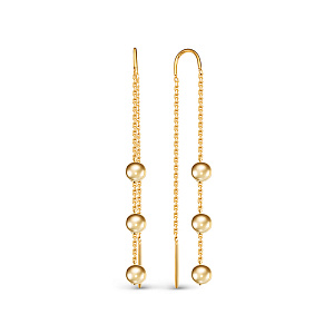 дф1401830рл Серьги (Au 585)
