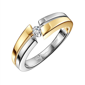 010160-Ж/Б Кольцо (Au 750)