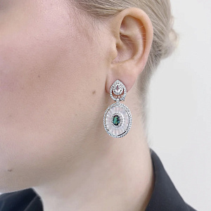 ROYE040 Серьги (Ag 925)