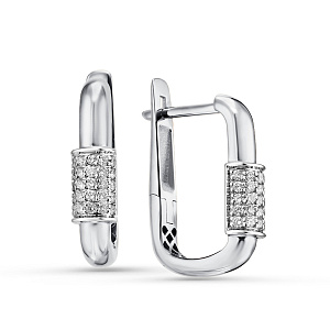 02-P0241-03-101-07-03 Серьги (Au 585)