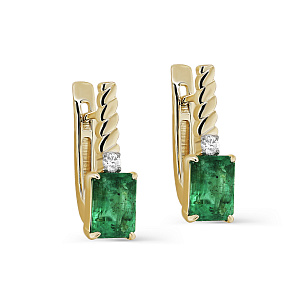 12-21579-1200 №6-23 Серьги (Au 585)