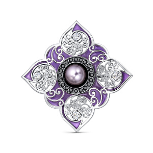 15-445-2626 Брошь (Ag 925)