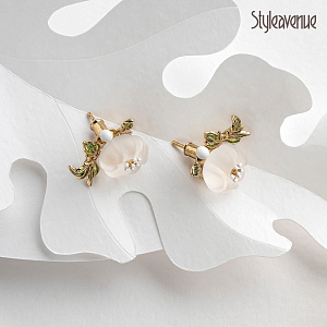 CAPE352 Серьги (Ag 925)