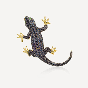 EDBR418BL Брошь (Ag 925)