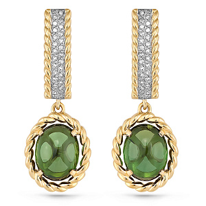 12-21062-5200 №3-18 Серьги (Au 585)