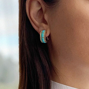 CAIE431TQ Серьги (Ag 925)