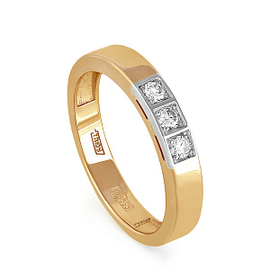 11-2907-1000 №3-23 Кольцо (Au 585)
