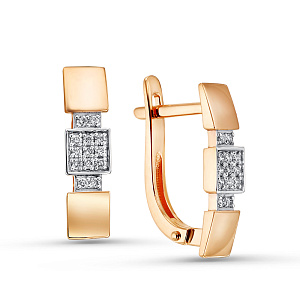 02-P0559-01-001-01-01 Серьги (Au 585)