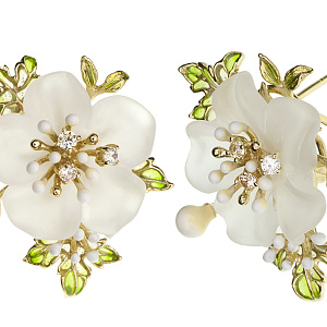 CAPE350 Серьги (Ag 925)