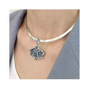 ACSN001-2 Колье (Ag 925)