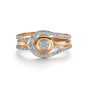 16668-100 Кольцо (Au 585)