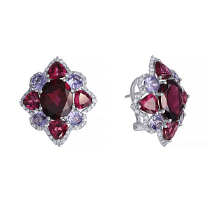 ER-33228_SR_RH_TA_WG Серьги (Au 585)