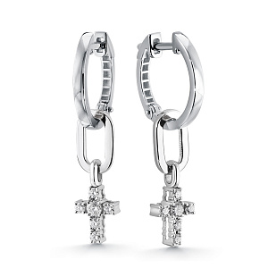 4609-21001 Серьги (Au 585)