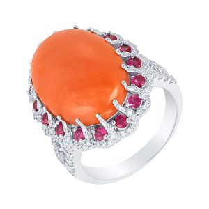 MJ-2340R_WGDWRUCOR_KO_RU_CR_WG Кольцо (Au 750)