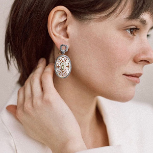 ORE096 -0010 Серьги (Ag 925)