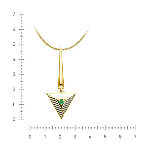 16-946-1202 №3-26 Колье (Ag 925)