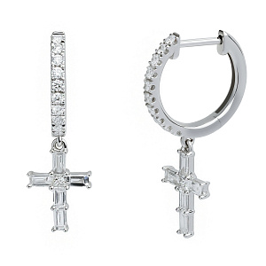 BKE100433W/ PIR0099733 Серьги (Au 750)