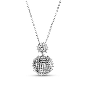 KRHP0001-CZ/ GM0186798 Колье (Ag 925)