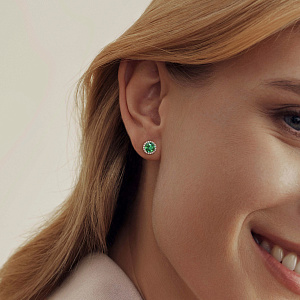 ER778 (из) Серьги (Au 585)