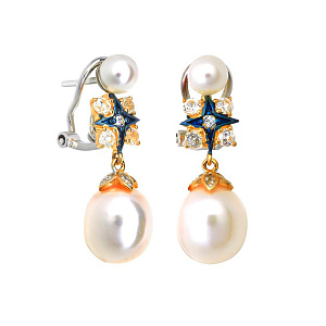 BYZE316-1 Серьги (Ag 925)