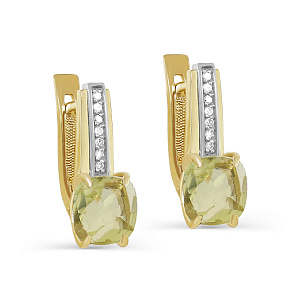 12-21876-12100 №1-23 Серьги (Au 585)