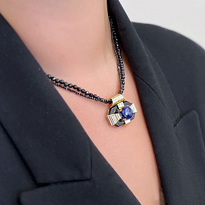 MALN520-4 Колье (Ag 925)