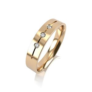 45-3бр/ж Кольцо (Au 585)